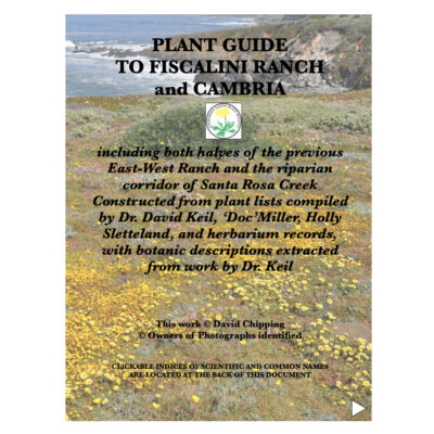 Plant Guide to Fiscalini Ranch and Cambria (eBook)